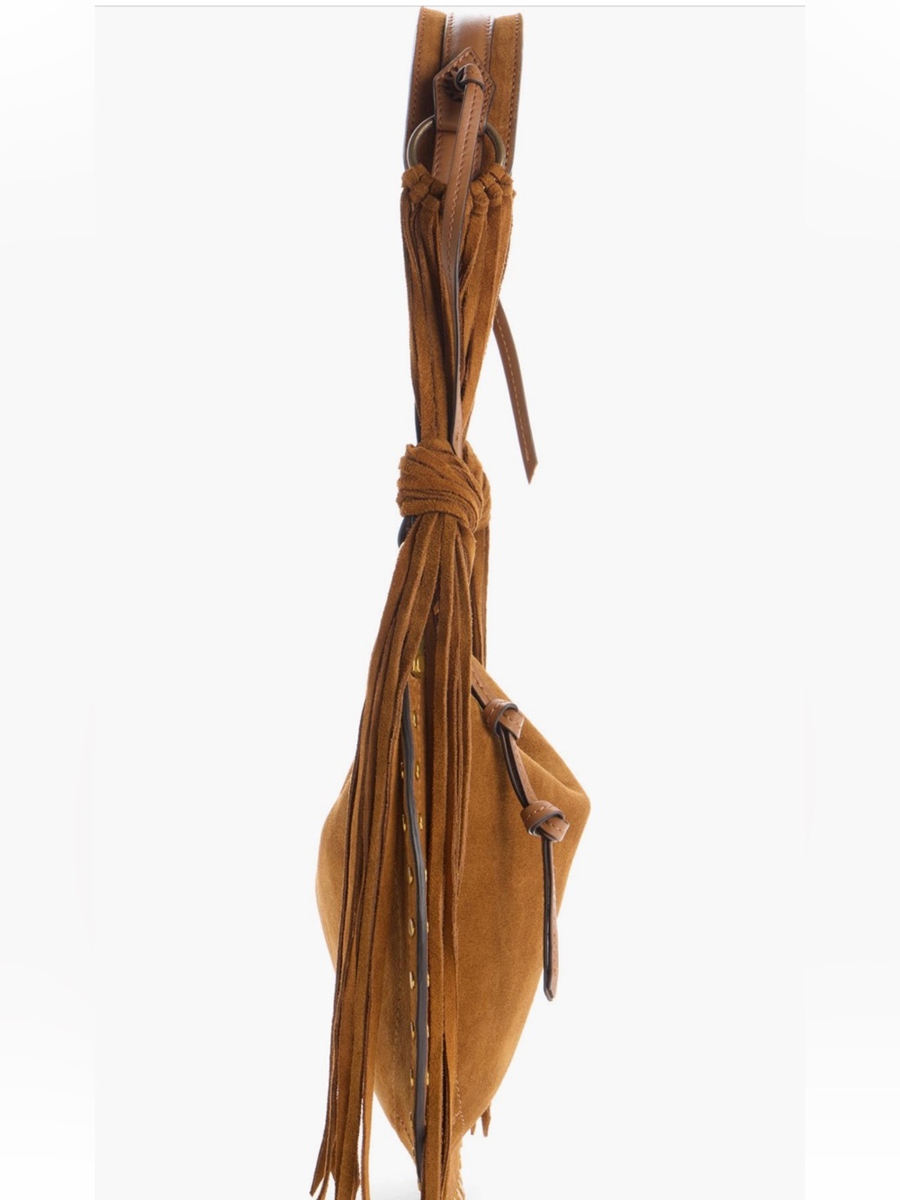 NWT Isabel Marant Osaka suede‎ shoulder bag - Picture 4 of 5